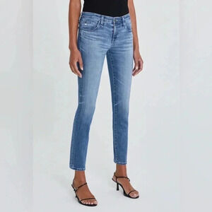 AG The Prima Ankle Cigarette Medium Faded Wash Jean